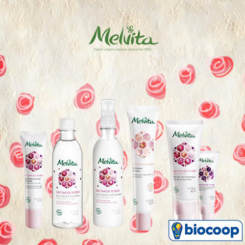 Les cosmétiques du mois de juillet : La gamme Nectar de Roses de Melvita